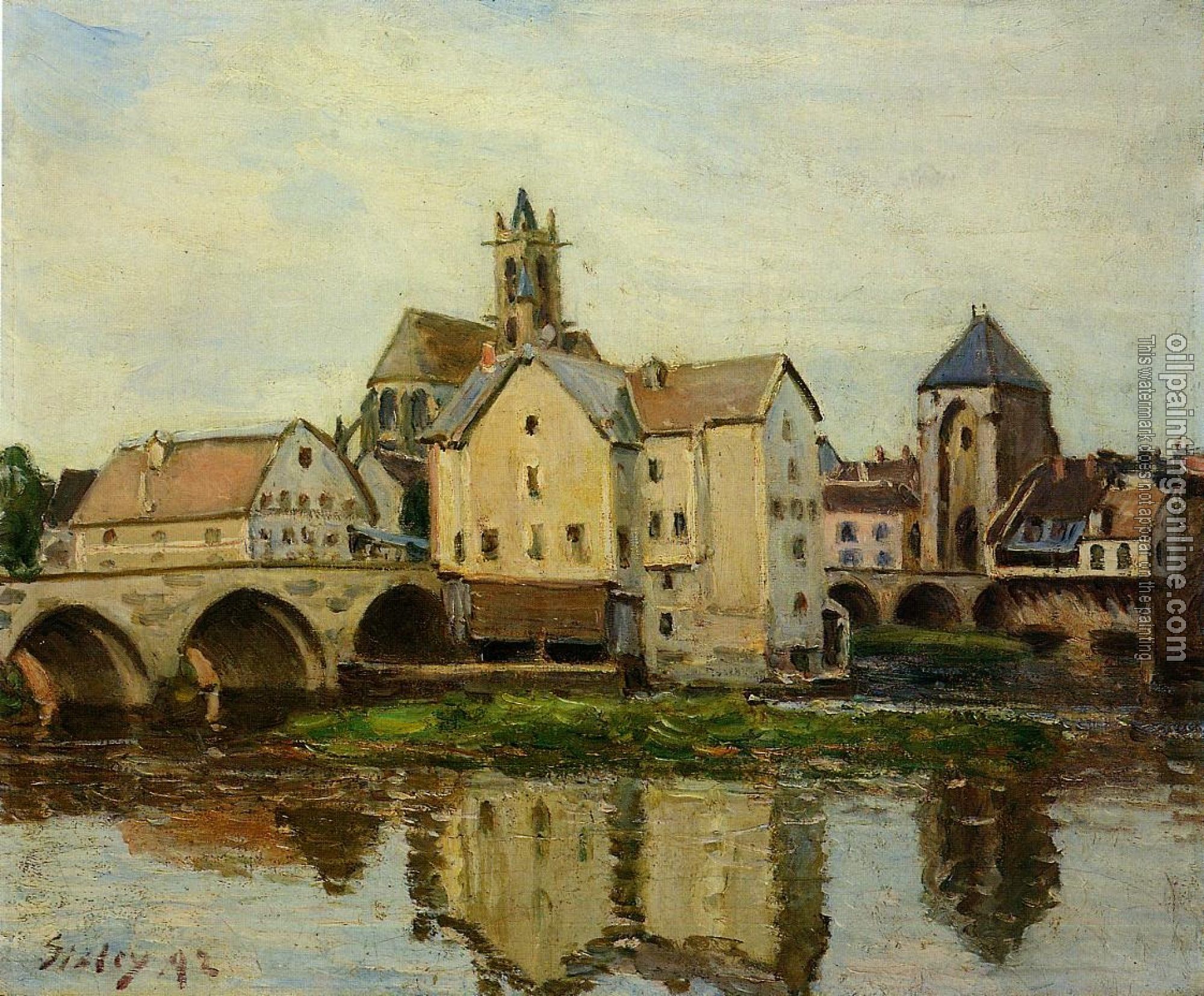 Sisley, Alfred - Moret-sur-Loing, Morning